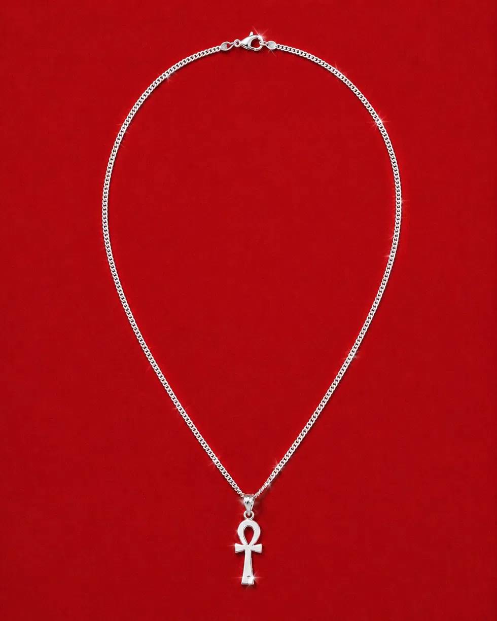 Edgy with Eternal Key Pendant