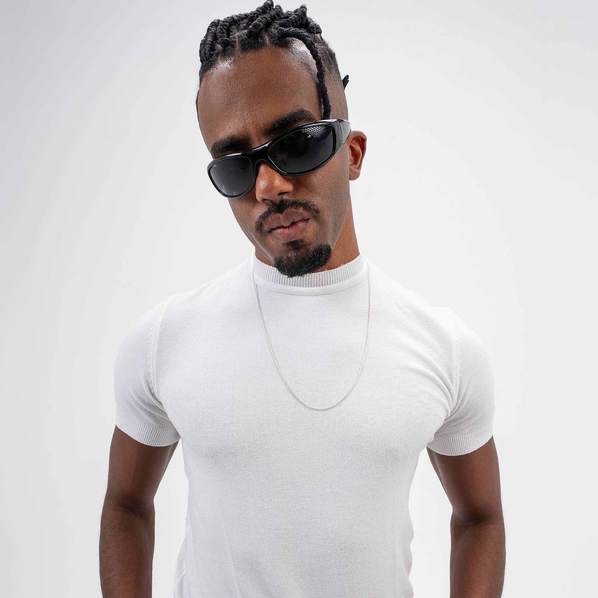 Silver Verge Necklace 60 cm