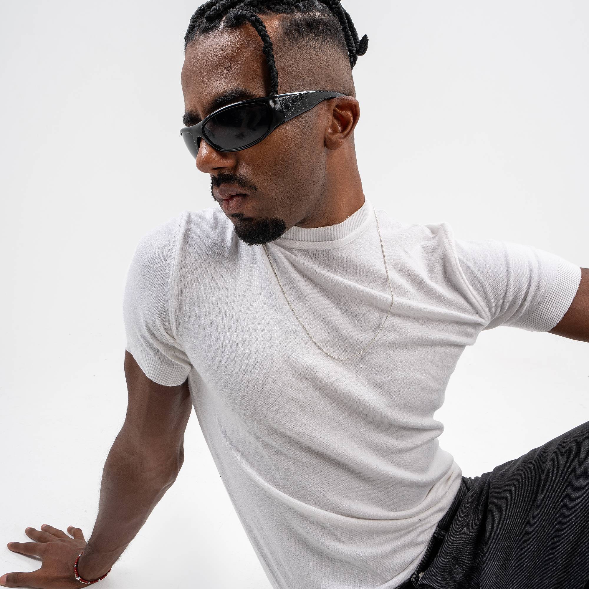 Silver Verge Necklace 60 cm