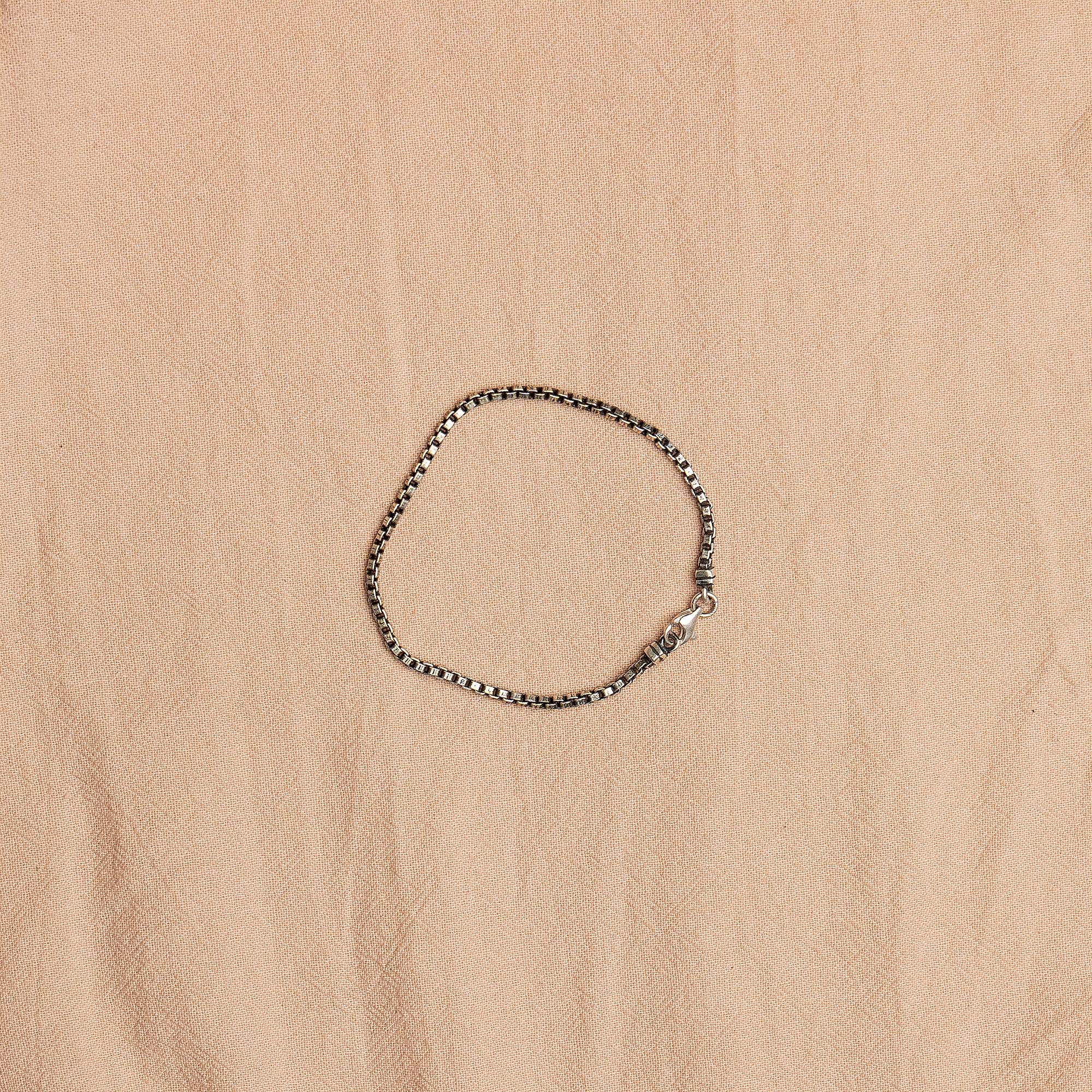 Oxidized Box Bracelet 