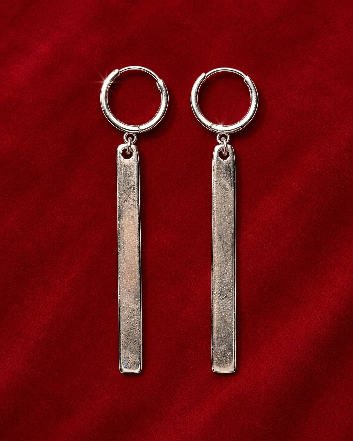 Silver Ray Earrings