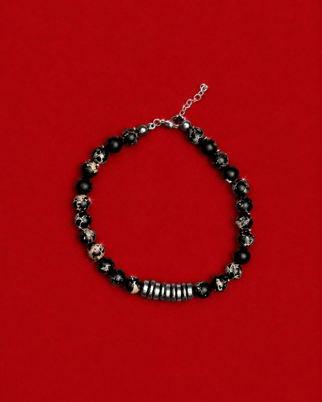 Shadow and Steel Bracelet