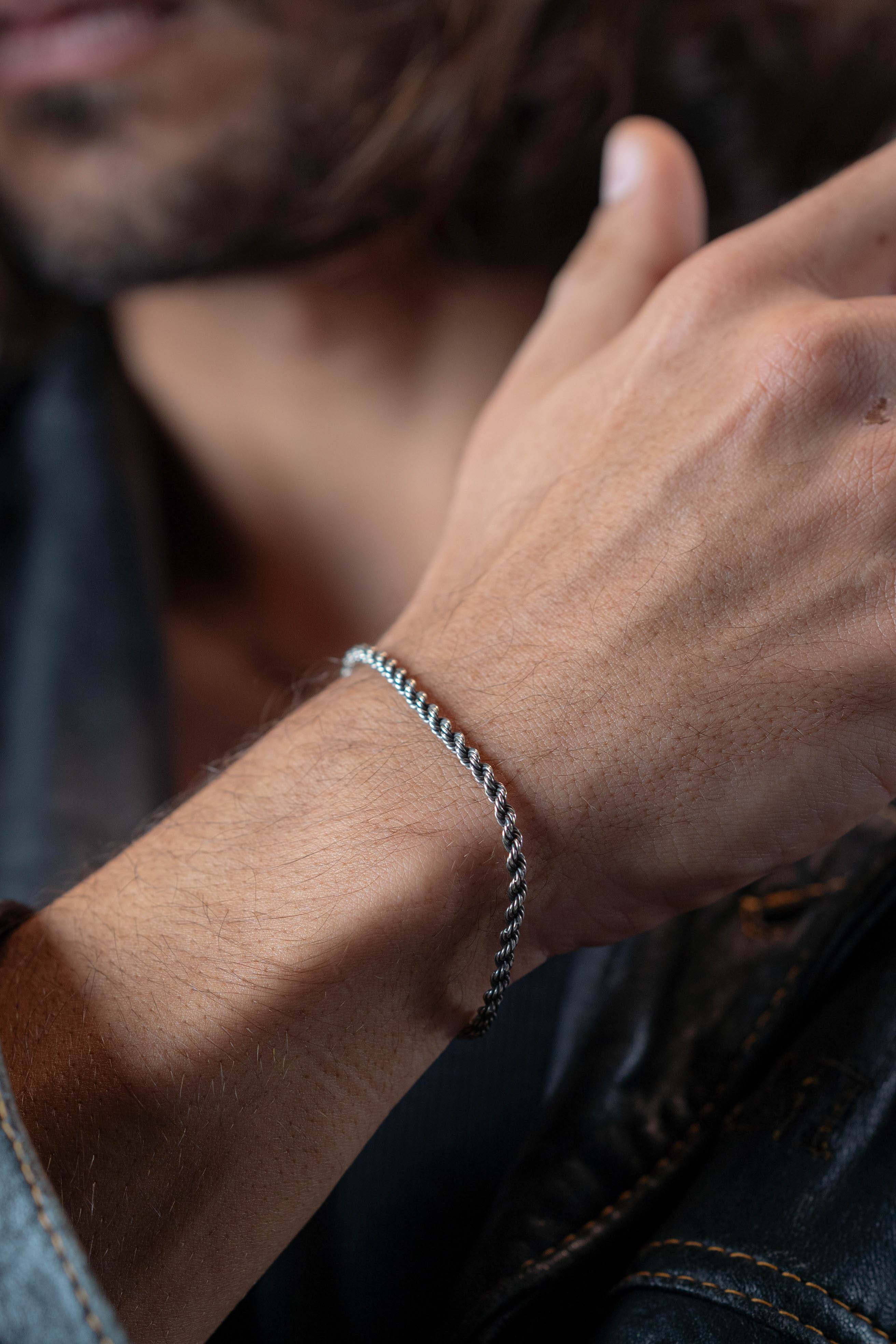 Oxide Twisted Bracelet