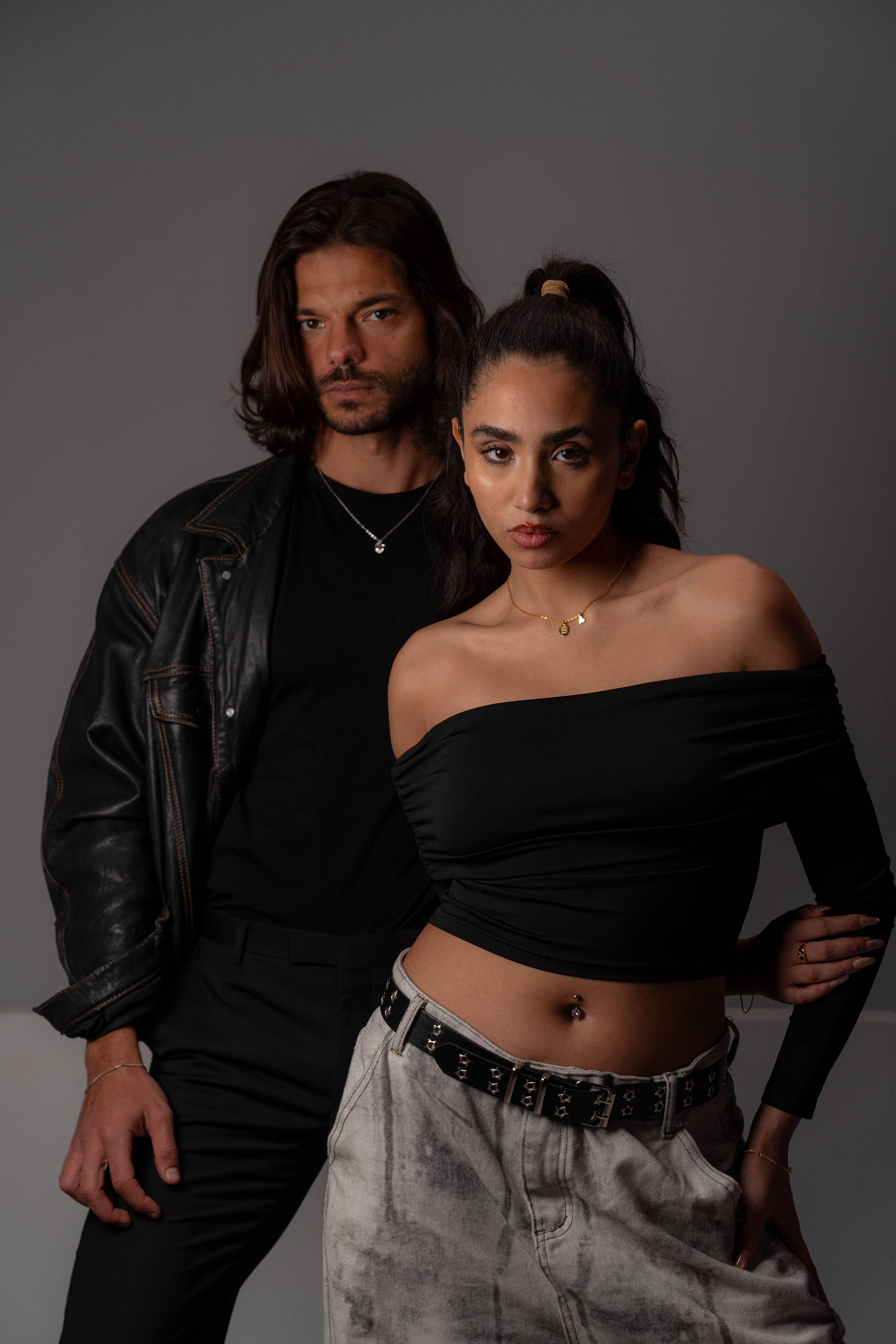 Forever Initial Necklace's Couple Set