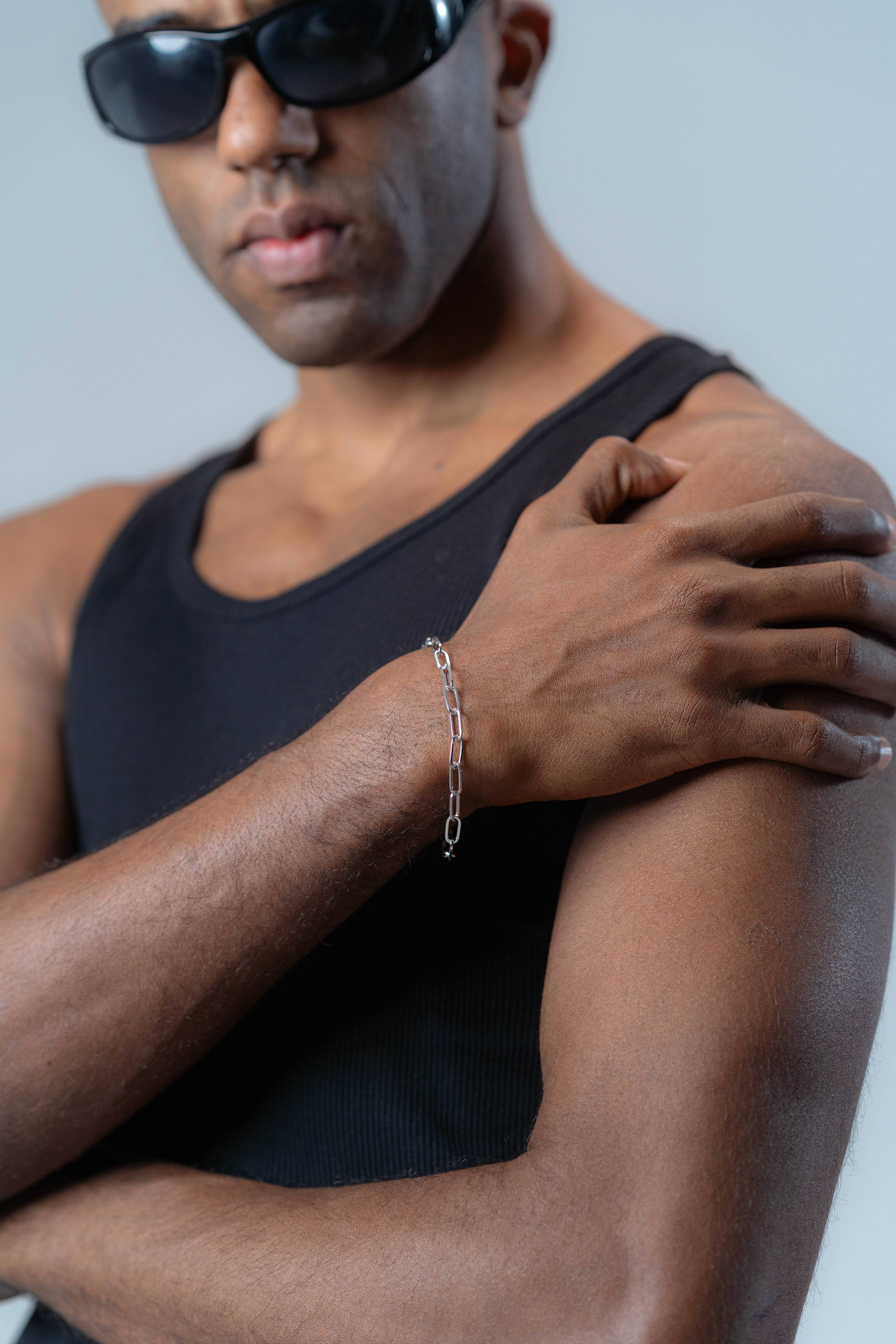 Linked Silver Bracelet