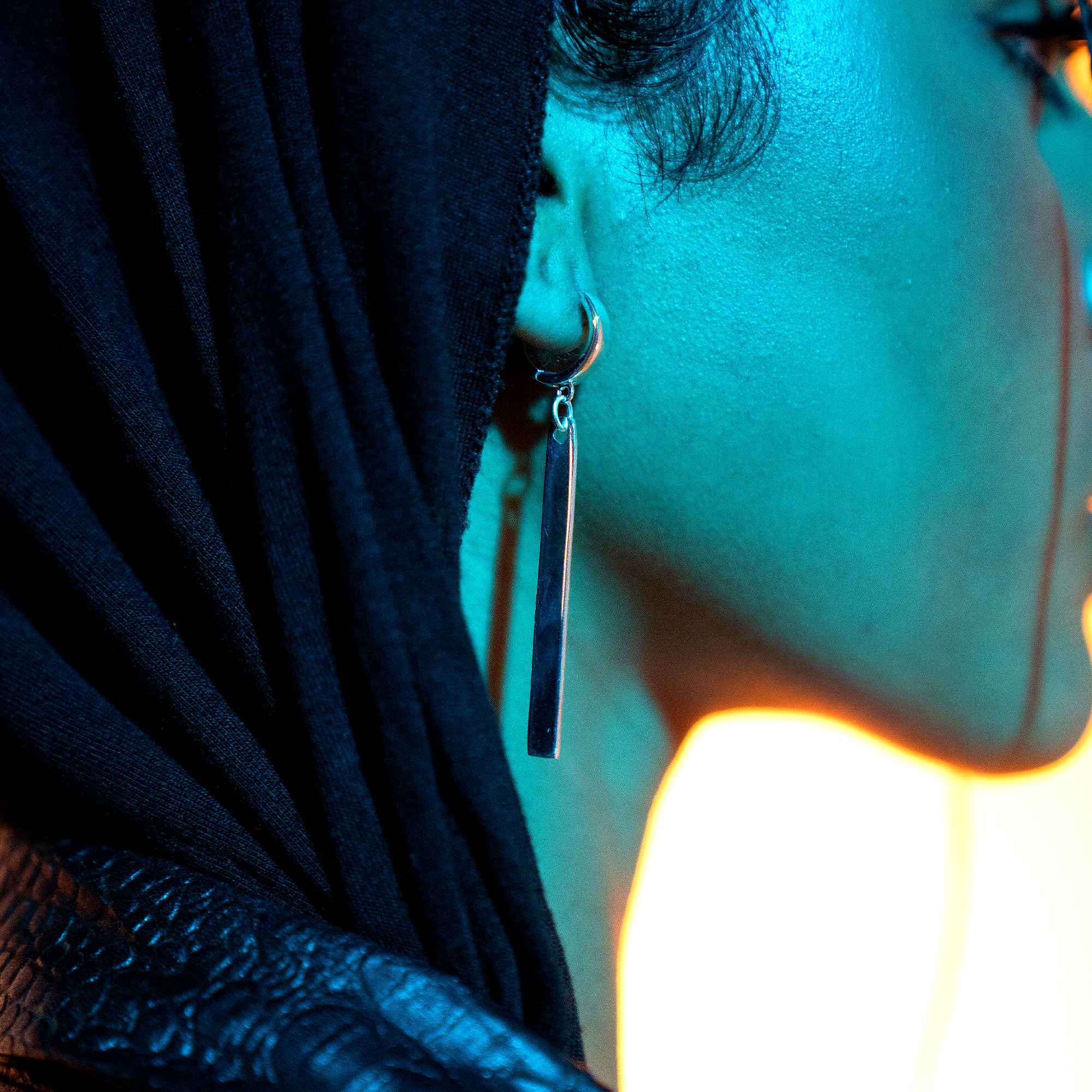 Silver Ray Earrings