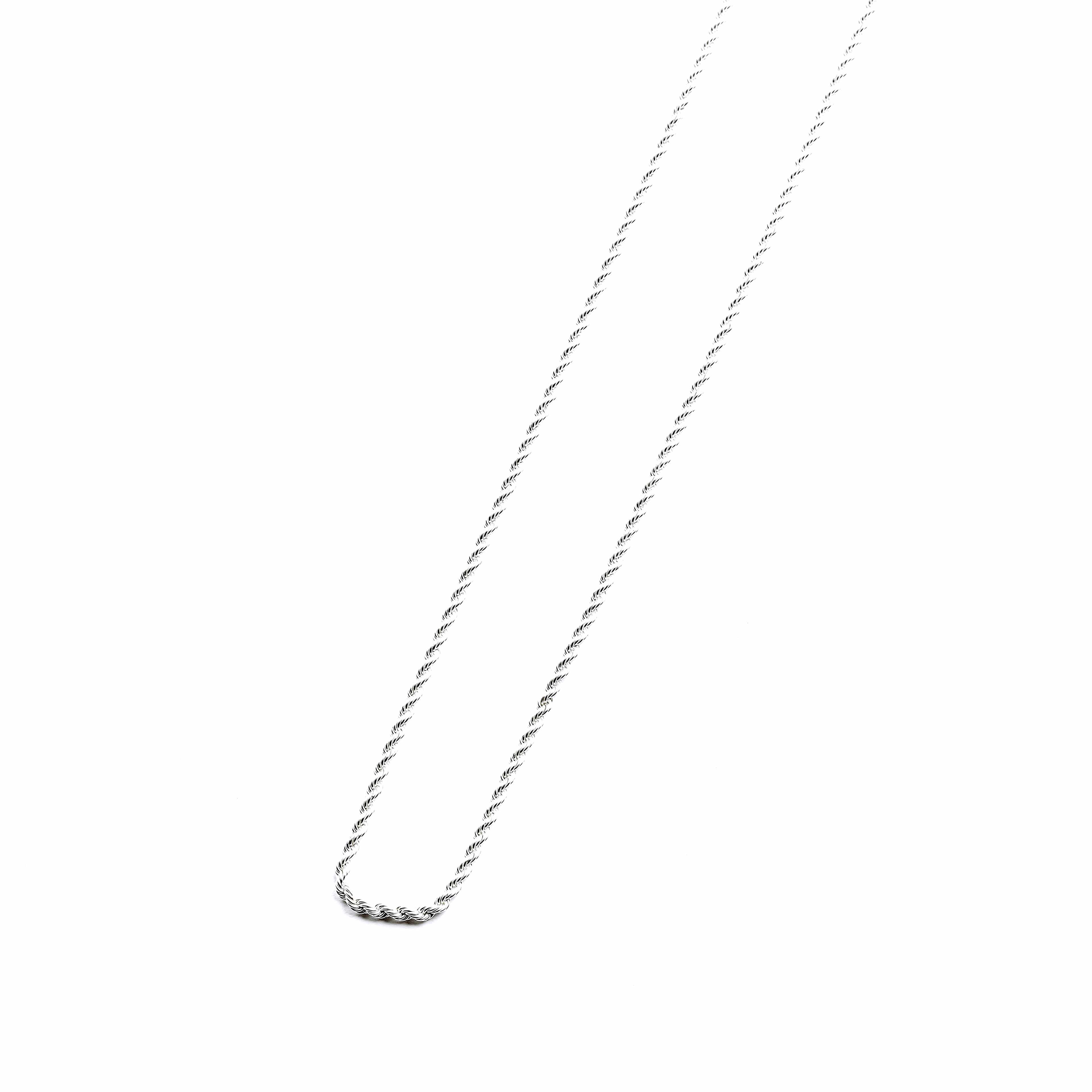 Twisted Silver Necklace