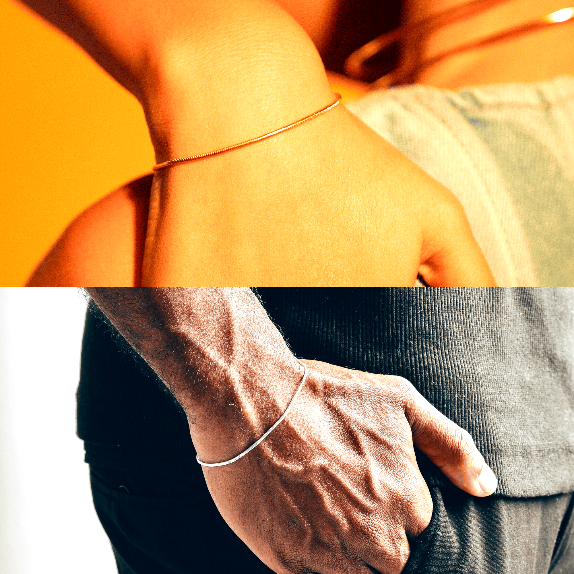 Verge Couple's Bracelet Set