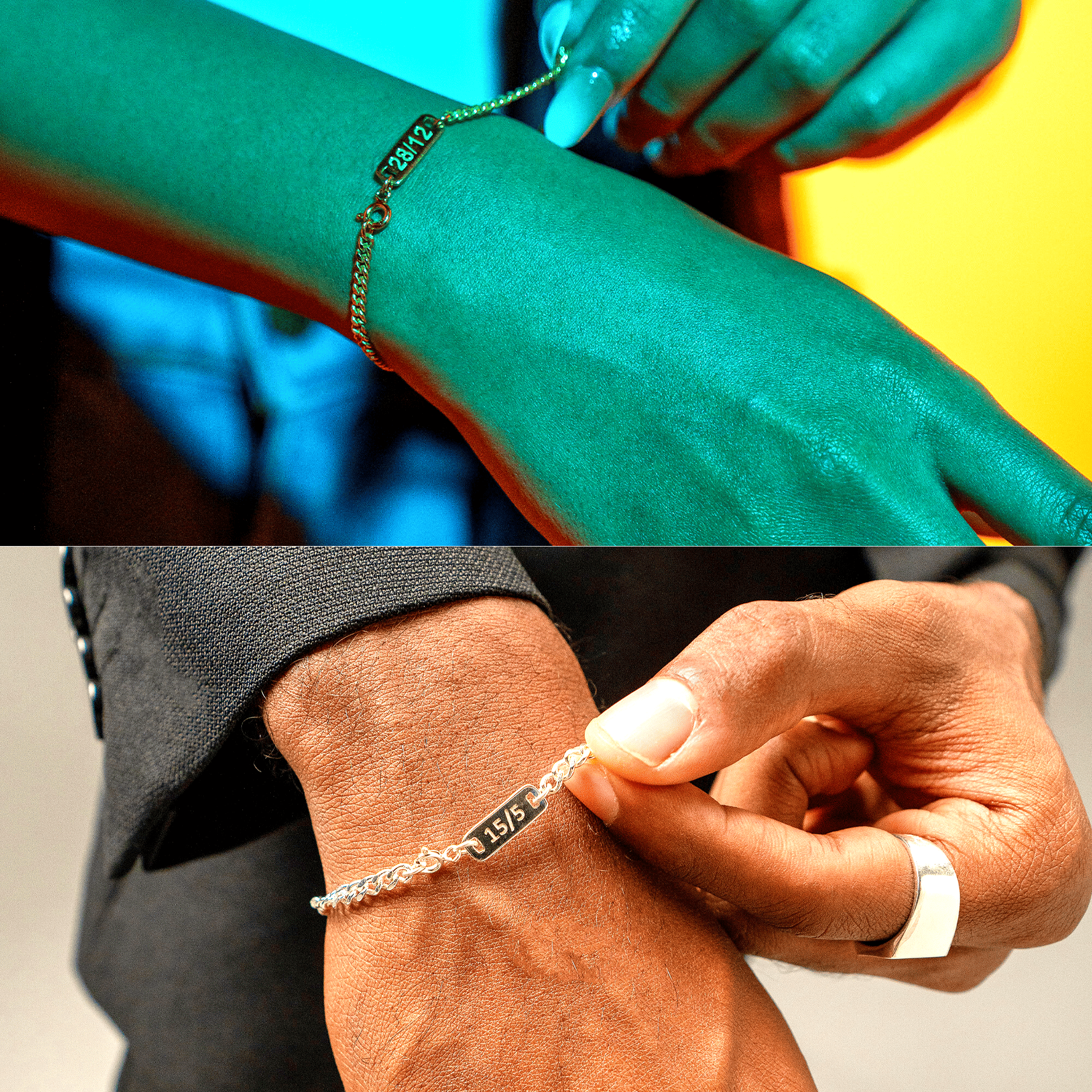 Eternal Memory Couple's Bracelet Set
