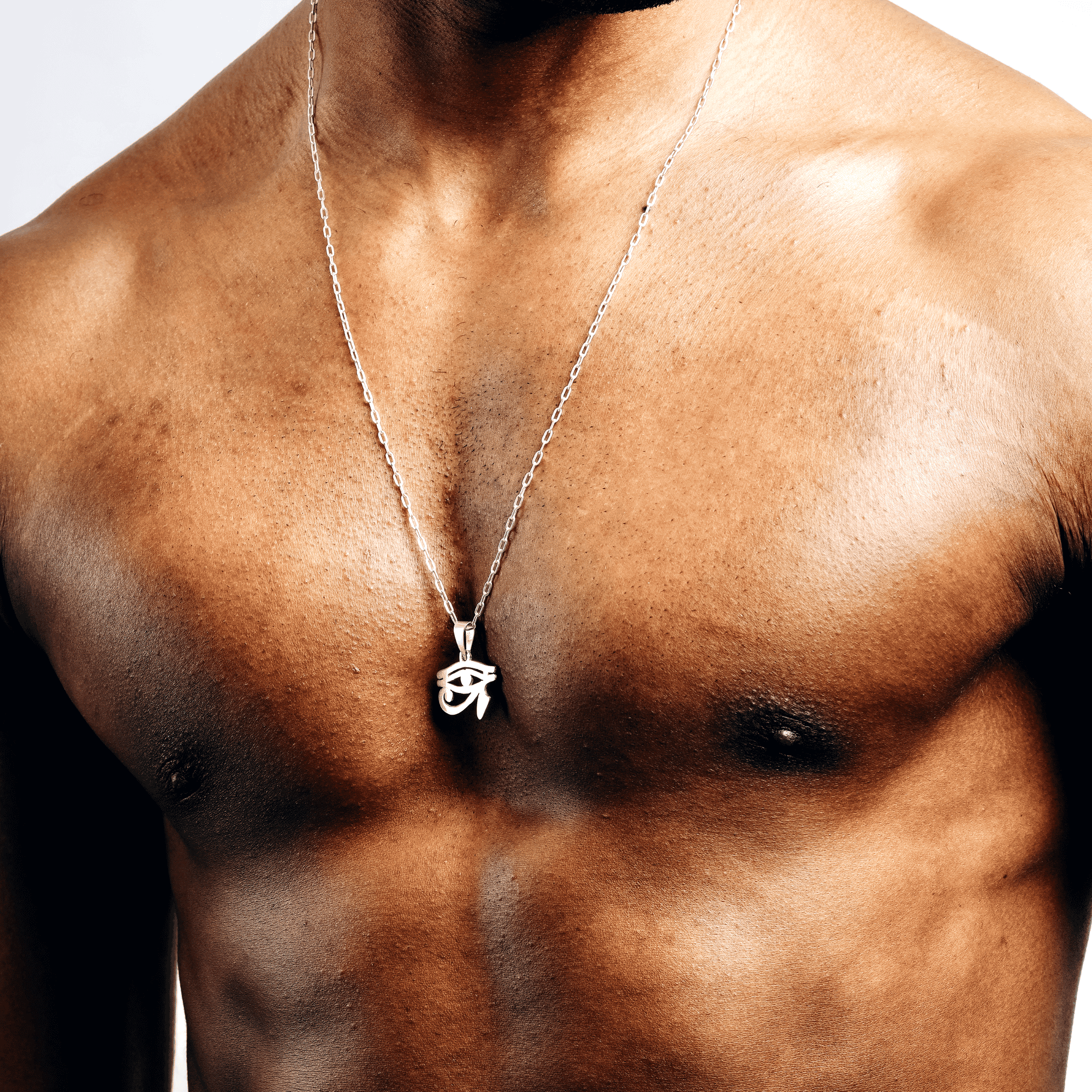 Eye Of Horus Silver Necklace