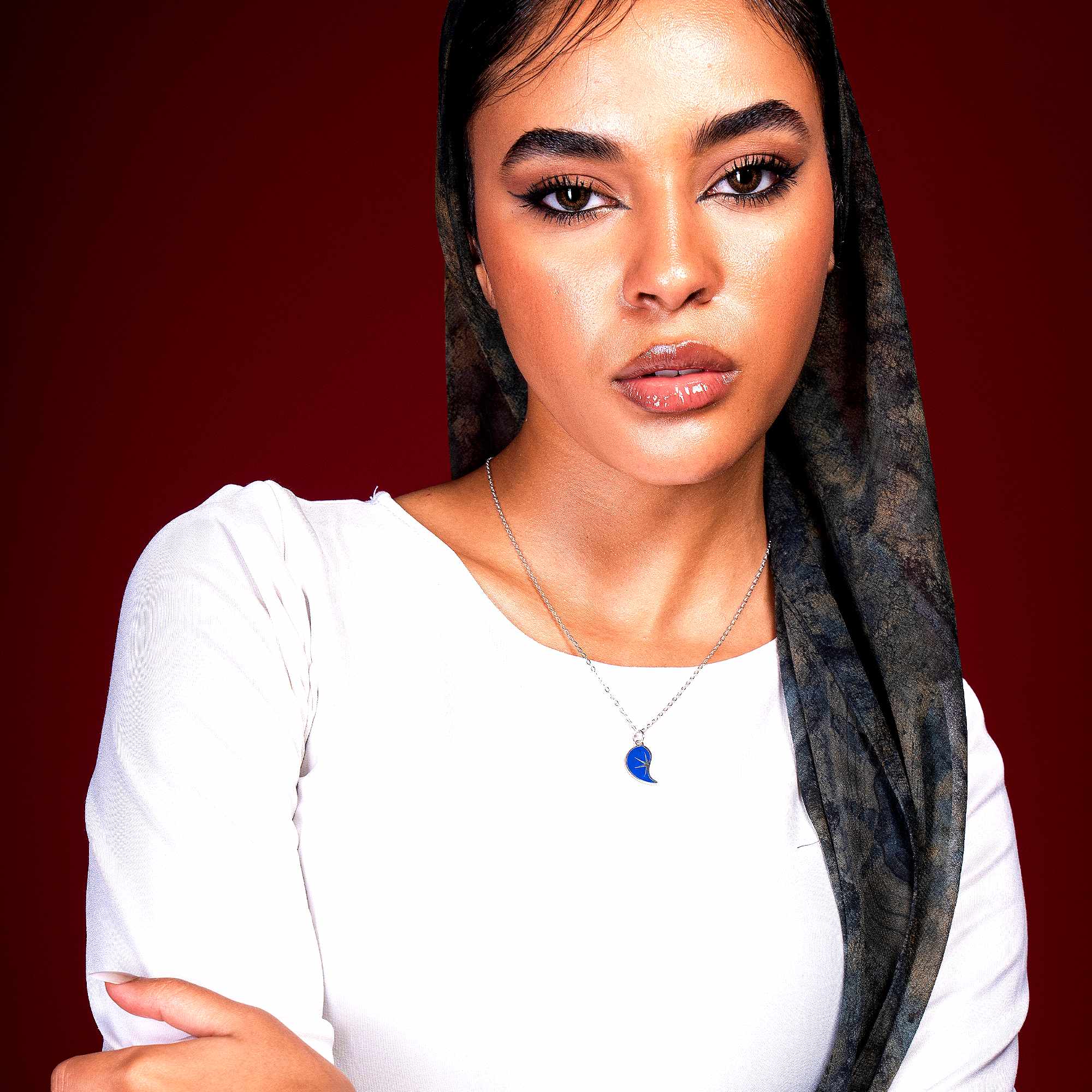 Delicate with Blue Hint Pendant