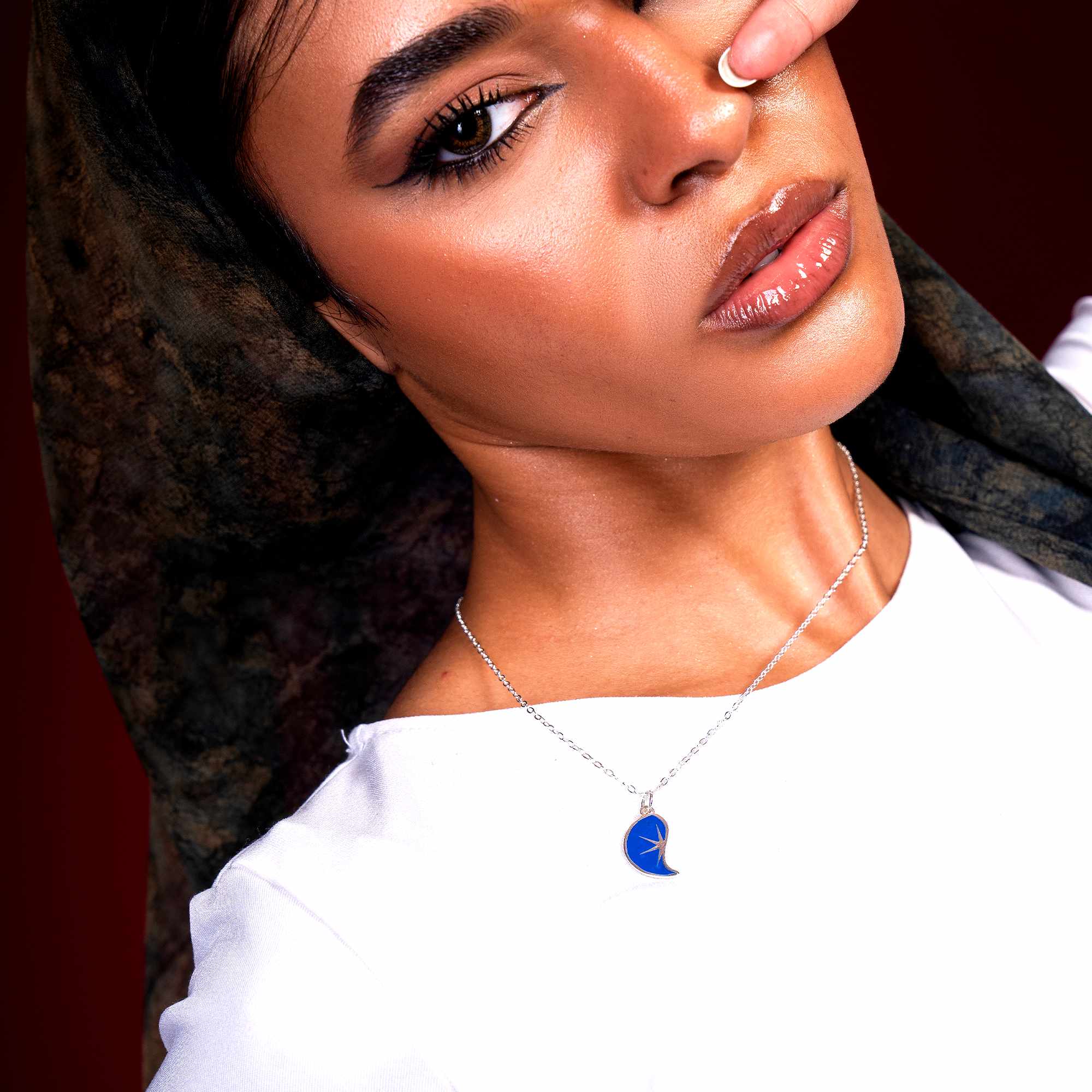 Delicate with Blue Hint Pendant