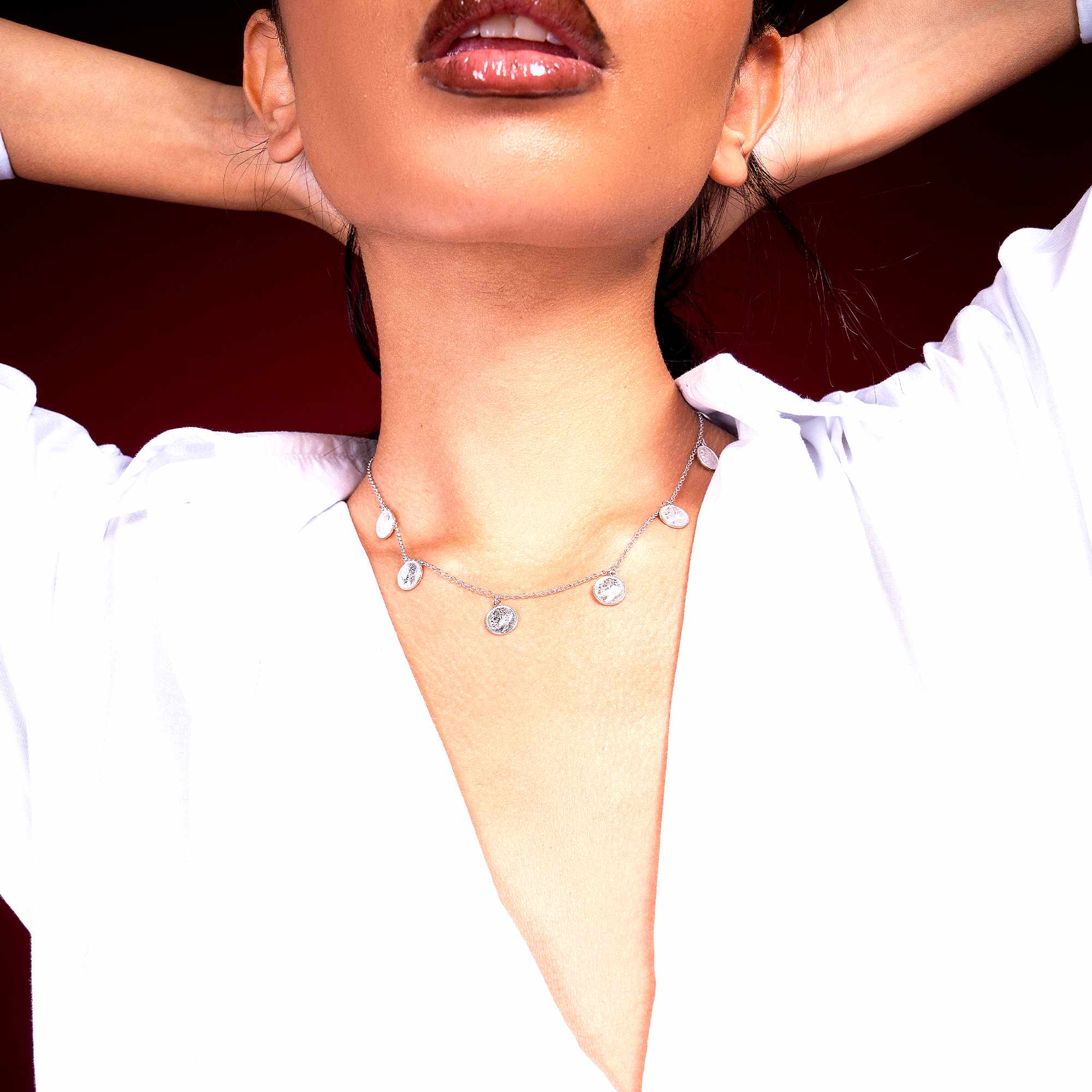 The Silver Coin Necklace