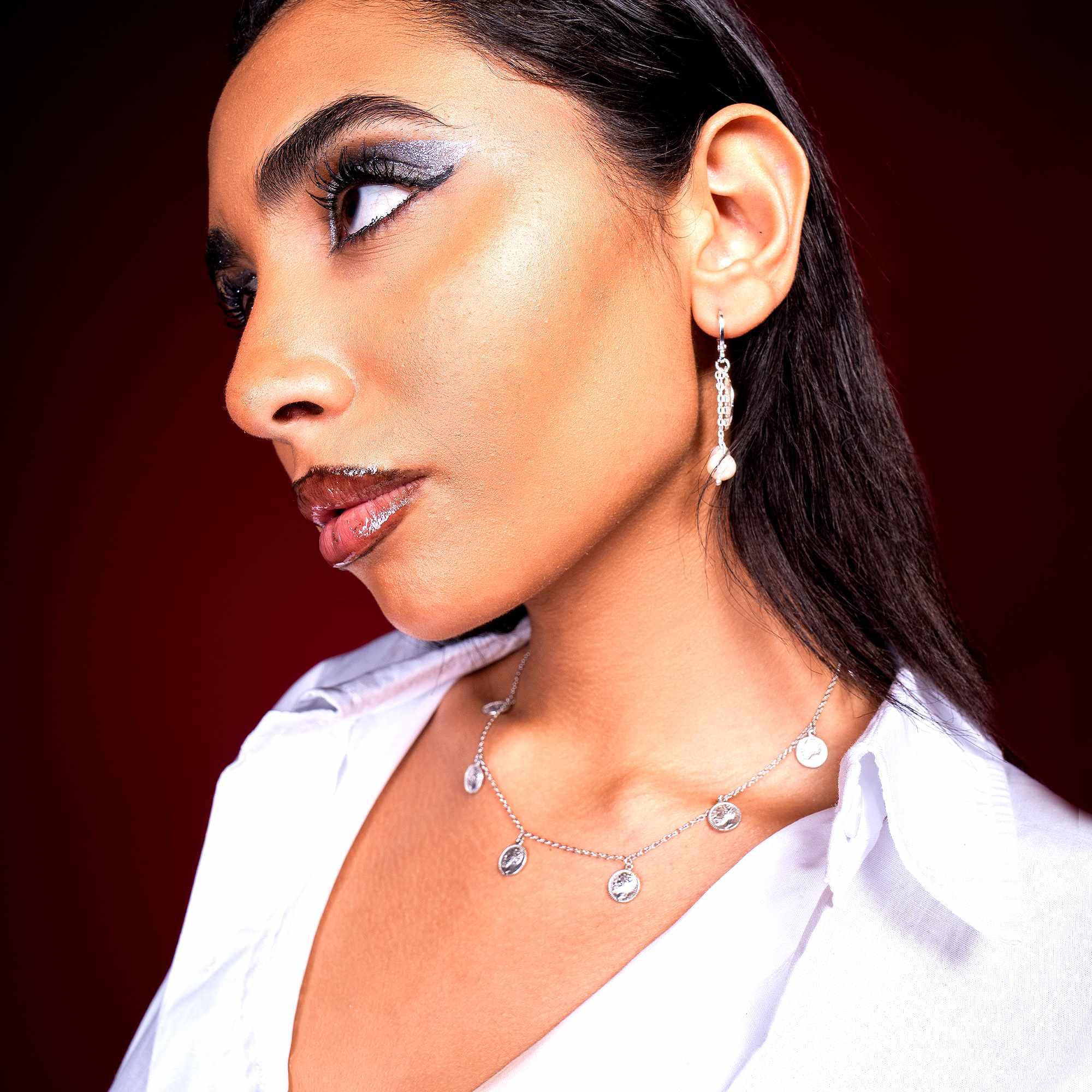 The Silver Coin Necklace