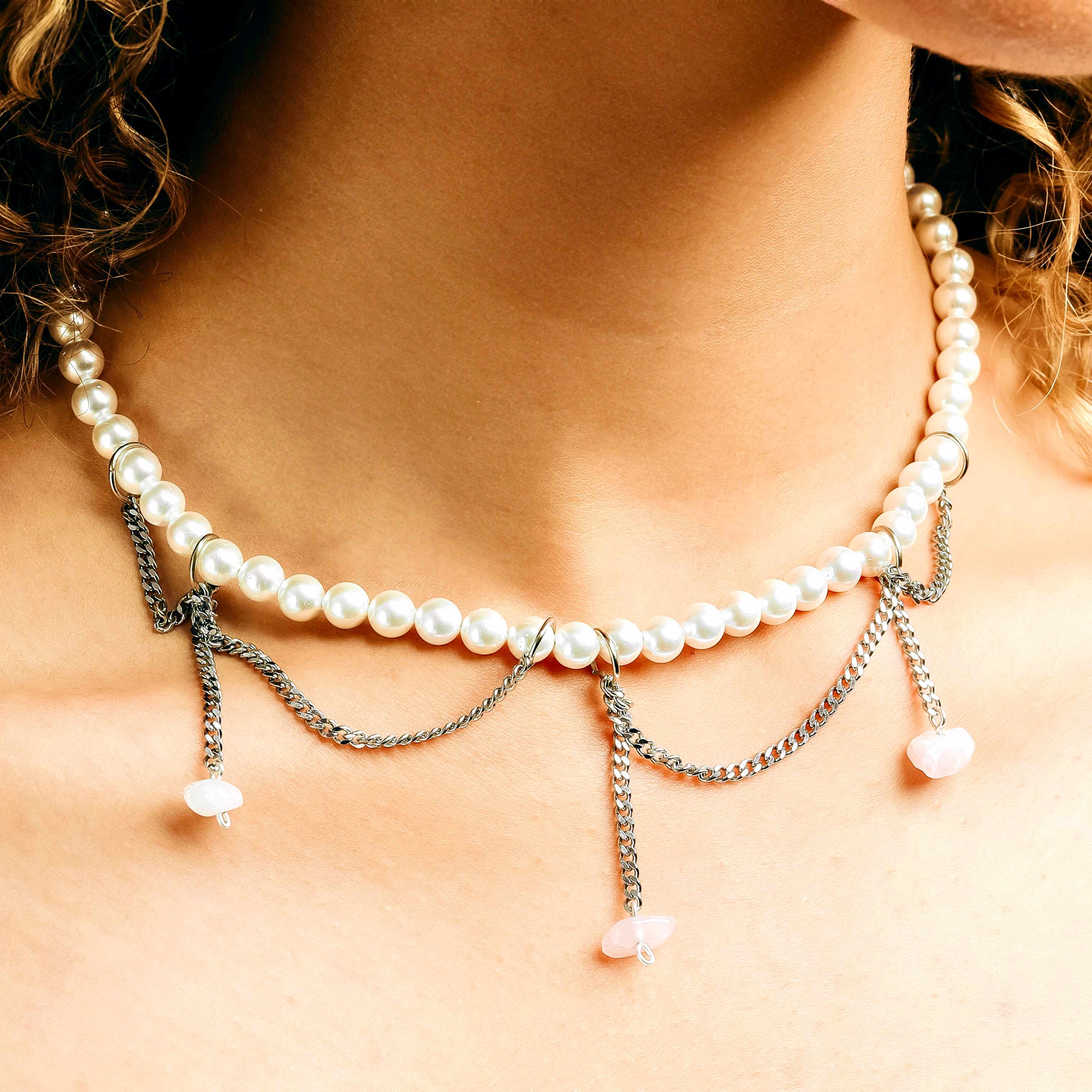 Messy Stones Handmade Necklace 